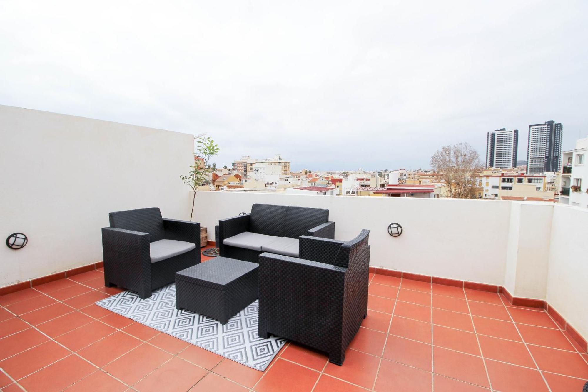 شقة Barcelo 30, Terrace, Center, Garage On Request, Quite Neighborhood, Ba مالقة المظهر الخارجي الصورة