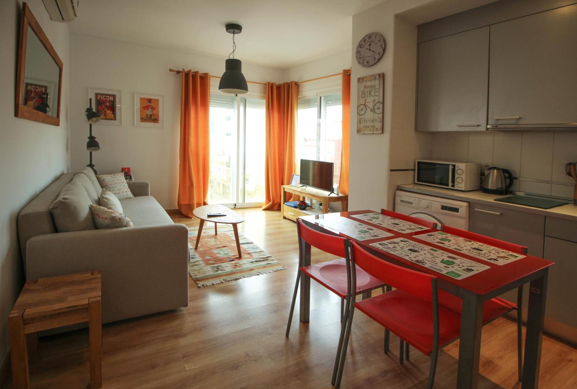 شقة Barcelo 30, Terrace, Center, Garage On Request, Quite Neighborhood, Ba مالقة المظهر الخارجي الصورة